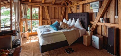 Pop-up Hotel Luzern, direkt am Vierwaldstättersee gelegen. Foto Schweiz Tourismus