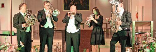 Prachtvolle Bläsermusik für einen guten Zweck