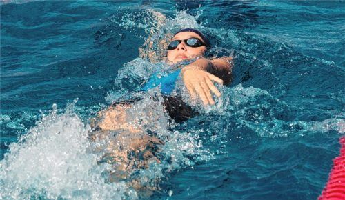 Sarah Wieser vom TSV 1860 Rosenheim wurde Vierkampfsiegerin. Foto  Nowotny