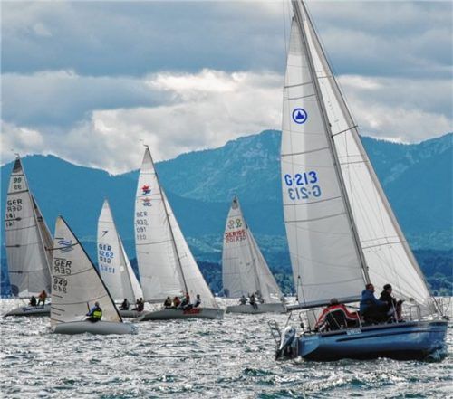 Segler und Veranstalter hoffen bei der Seebrucker „Hafentrophy“ wieder auf guten Wind. Foto Niessen