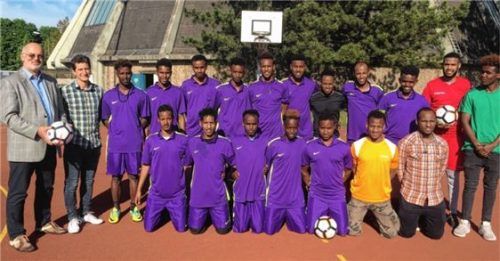 Strahlende Gesichter beim „Team Somalia“