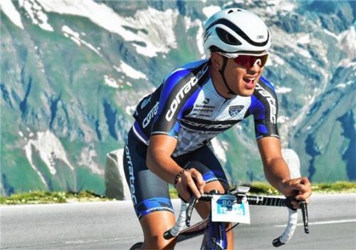 Tomas Mojares vom Raublinger Team corratec feierte einen Sieg in der Jugend-Klasse