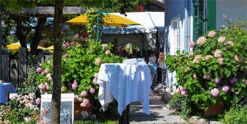 Treffpunkt für Lebenslust und Gaumenfreuden: das Café-Bar-Restaurant Vivarium – Treffpunkt für Lebenslust und Gaumenfreude – in Höslwang lädt zu kulinarischen Höhepunkten, Jazz- und Bluesmusik und zum Boule-Turnier ein.
