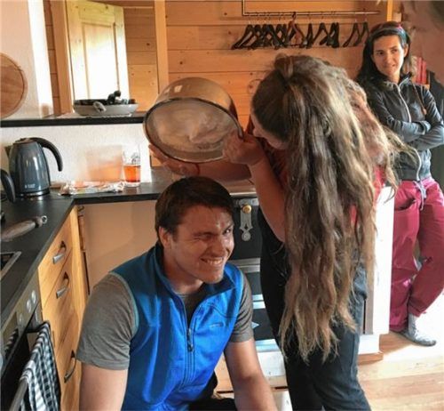 Viel Spaß auf der Mountain-Lodge