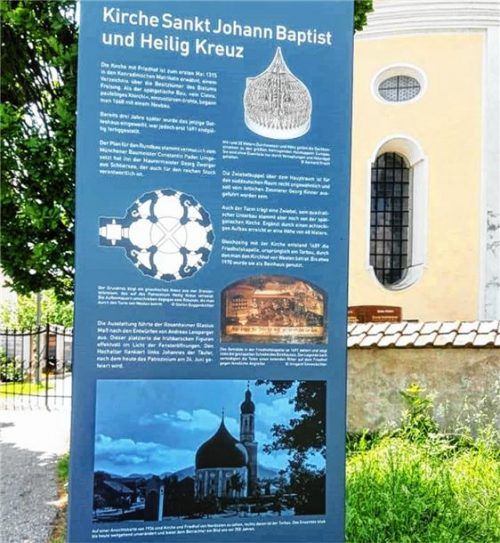 Zum 350. Jubiläum Info-Stele in Westerndorf