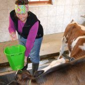 Knochenjob mit Bergblick