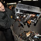 Weniger Waffen als erhofft abgegeben