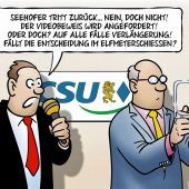 Merkel, Seehofer und die Flüchtlinge