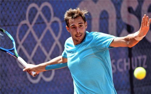 Auf Lukas Jastraunig war Verlass, er gewann sein Einzel in zwei Sätzen.Foto Ziegler