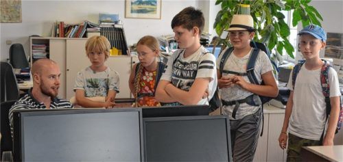 Auf Schnupperkurs in der Redaktion