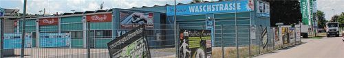 Aus Autowaschanlage wird Lagerhalle mit Freilagerflächen