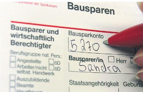 Bausparverträge werden stark nachgefragt Foto dpa