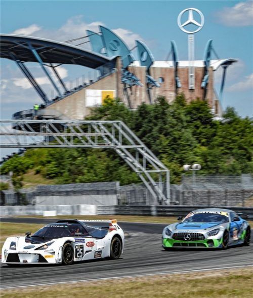 Benjamin Mazatis (vorne) holte sich wieder einen Stockerlplatz.