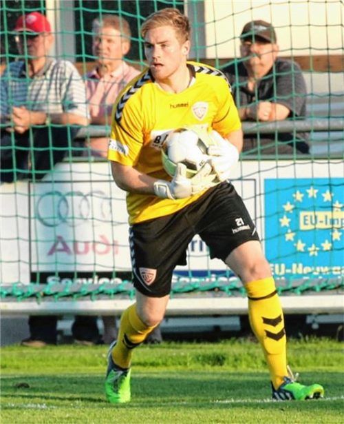 Buchbachs Keeper Daniel Maus möchte in der Rosenau seinen Kasten sauber halten.Foto Buchholz
