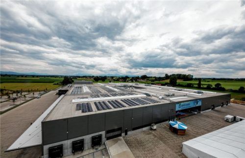 Der neue Brückner-Standort in Abentham, Tittmoning. Die Produktionsfläche beträgt 25000 Quadratmeter. Foto re