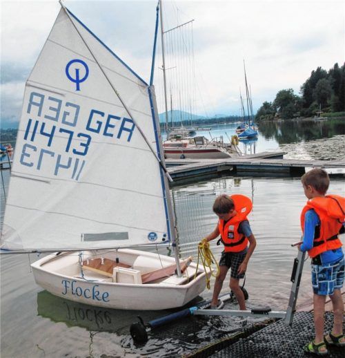 Der Segelschnupperkurs steht bei den Kindern immer hoch im Kurs. Foto Niessen