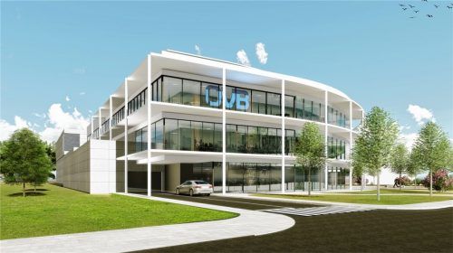 Die Ansicht der Tiefgaragenzufahrt von der Mangfallstraße aus: ein erster Entwurf, der jetzt in den nächsten Monaten im Rahmen des Verfahrens weiter ausgeführt wird. Schleburg Generalplanung