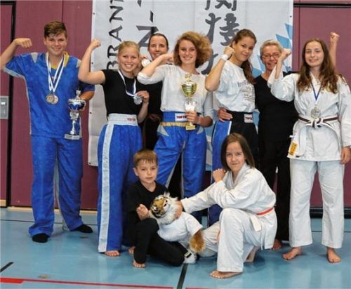 Die Brannenburger Starter bei den bayerischen Titelkämpfen in Ebern.