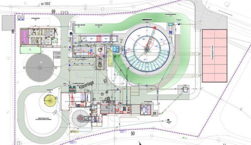 Die neue Kläranlage im Detailentwurf: Architekt Helmut Aigner hatte für den Gemeinderat keine guten Nachrichten.