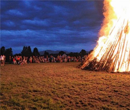 Feierfreudige Feuerwehr