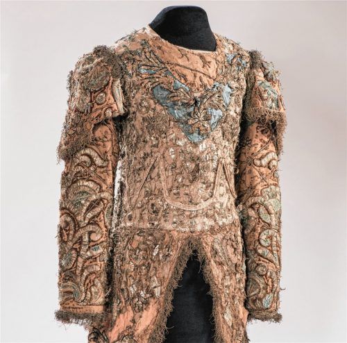 Gewand eines Hohepriesters für das Passionsspiel Kiefersfelden 1813.Foto Markus Mitterer