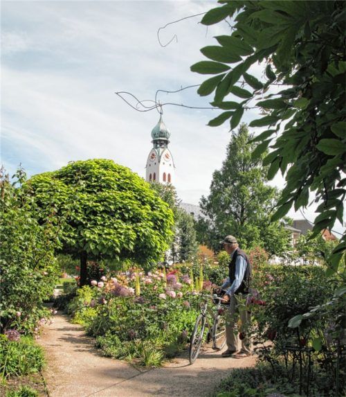 In städtischen Grünanlagen (hier der Riedergarten) wird Unkraut grundsätzlich nicht mit der chemischen Keule bekämpft. Foto Garcia