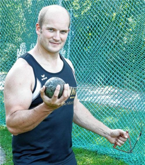 Johannes Bichler aus Lauterbach wurde in London Weltcup-Fünfter im Hammerwurf der Männer – und ist am Sonntag der DM-Favorit in Nürnberg. Foto Stuffer