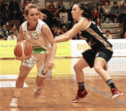 Lena Bradaric (links) spielt weiter in Bad Aibling.