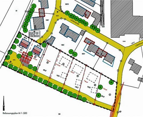 Mit der einseitig bebauten Erschließungsstraße ergibt sich ein 6000 Quadratmeter großes Baugebiet. Die Gemeinde Riedering will hier im vereinfachten Verfahren Bauland schaffen, während das Landratsamt aufgrund der bisher nur zwei eingeplanten Baugrundstücke erst eine Änderung des Flächennutzungsplanes fordert.Kirchner