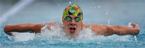 Sebastian Hörnig vom TSV 1860 Rosenheim holte zweimal Silber. Foto  Bachun