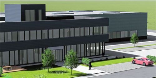 So soll das neue Gebäude aussehen, in das die Mitarbeiter von Maier 2019 umziehen. re