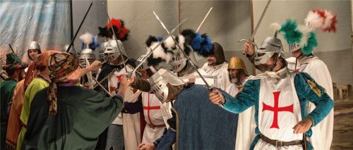 Szenenbild aus „Kaiser Oktavianus“.Foto Sterauer