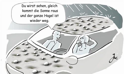 Wann und wo sind die wichtigsten Angaben, die man bei einem Hagelschaden festhalten muss, damit die Versicherung nachprüfen kann, ob zu diesem Zeitpunkt an dem besagten Ort tatsächlich ein Hagelschauer niederging und die Ansprüche auf Regulierung rechtens sind.