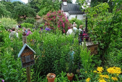 Zahlreiche Gärten konnten Interessenten am Tag der offenen Tür besichtigen.Foto re