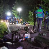Motorräder prallen zusammen: Zwei Tote