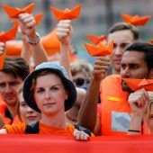 Ein Bündnis für Solidarität mit den Seenotrettern
