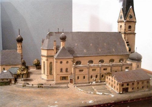 Bauliche Ideen, die nie umgesetzt wurden: ein Modell aus dem Jahr 1916 zur Kirchenerweiterung. Fotos Ass