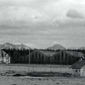 <p>Blick auf Villa und Firmengelände in den Wirtschaftswunderjahren.Foto Museum</p>