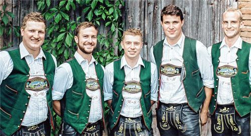 Der aktuelle Vorstand (von links): Sebastian Kellerer, Roman Schweiger, Matthias Schwabl, Kilian Hartmann und Tobias Eisner. Fotos  Stache