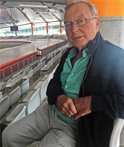 Der Vorsitzende des DEC Inzell, Hubert Graf, ist mit dem Stand der Planungen zur Einzelstrecken-WM im kommenden Februar zufrieden. Foto  Huber