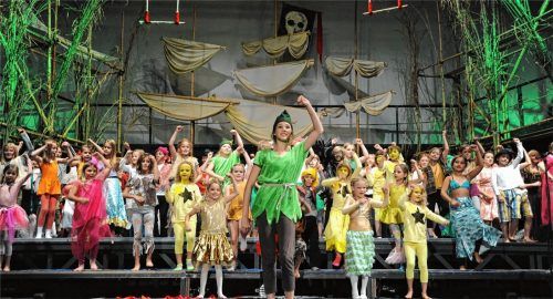 Die Geschichte von Peter Pan erzählten die jungen Darsteller im vergangenen Jahr auf der Immling-Bühne. Foto Nicole Richter
