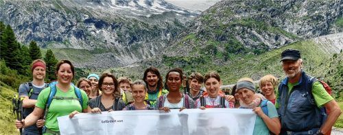 Die Schülerinnen der Mädchenrealschule hatten viel Spaß bei der „Alpentour“.Foto  MRS