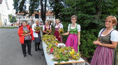 Duftende Kräuterbuschen aus Großkarolinenfeld