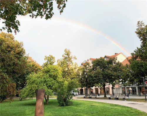 Ein Farbenspiel am Himmel