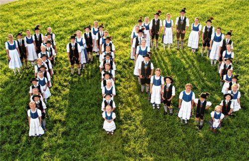 Ein sichtbares Zeichen zum Anlass des 110. Geburtstags setzt der Nachwuchs des GTEV. Foto Strim