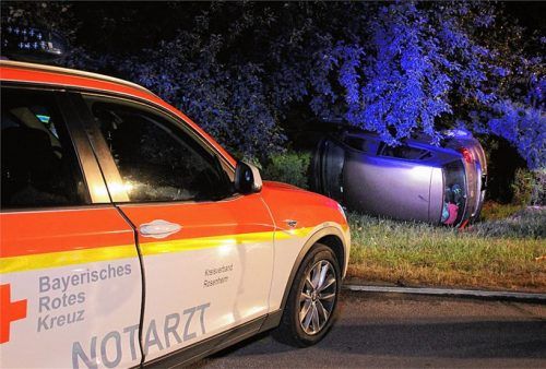 Endstation Hecke: Weil sie sich ablenken ließ, verlor eine 19-jährige VW-Fahrerin die Kontrolle über ihr Fahrzeug. Foto Barth