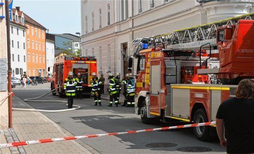 Evakuierung in der Stollstraße