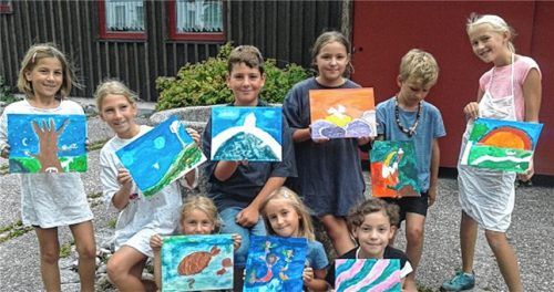 Fantasie- und Gefühlsmalerei in Schechen