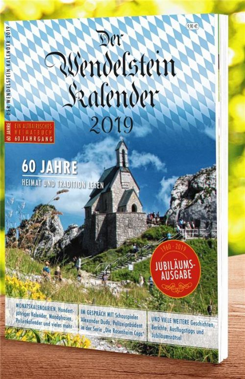 Für 9,90 Euro ab sofort im Verkauf: der Wendelsteinkalender für das Jahr 2019.Foto re