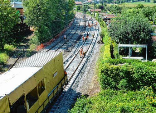 Gleisbauarbeiten: Bahnübergang Alt-Fürstätt bis Donnerstag gesperrt